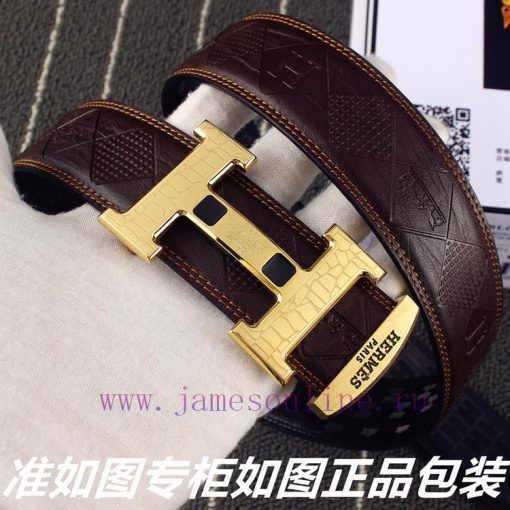 Hermes Her..mes️Identify and receive a punch as a giftMaterial: 100% head layer cowhide belt sf8mt72m - Image 5