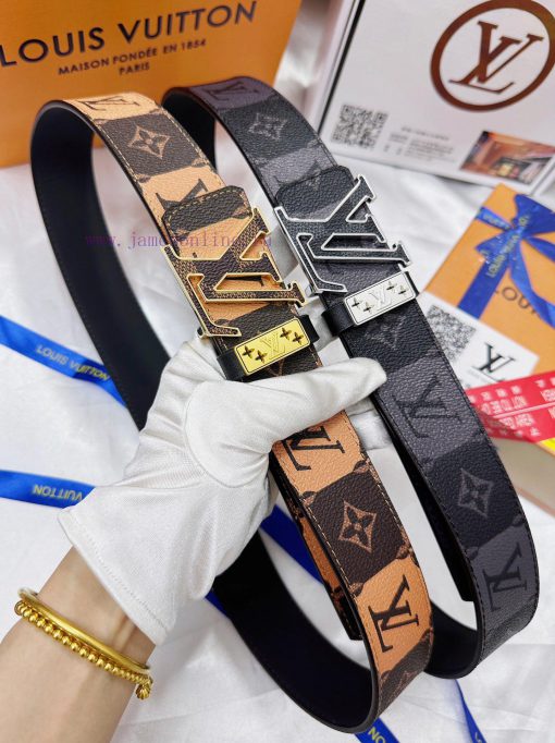 Belt LV Louis ReproductionBelt made of 100% head layer cowhide, ensuring genuine leather sti hny6mt4u