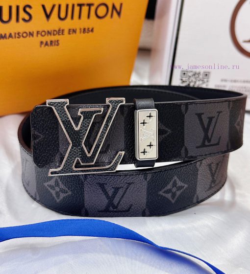 Belt LV Louis ReproductionBelt made of 100% head layer cowhide, ensuring genuine leather sti rk3036z4 - Image 6