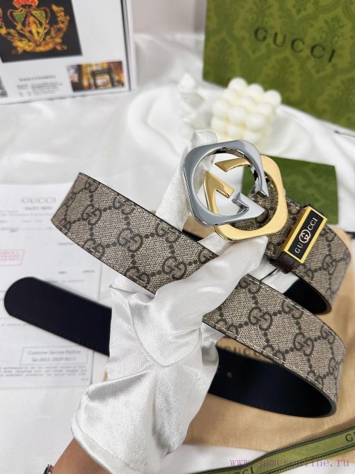 Belt Gucci Gucci️The waistband is made of 100% cowhide, ensuring genuine leather. The 24k du 45x5a3hv - Image 3
