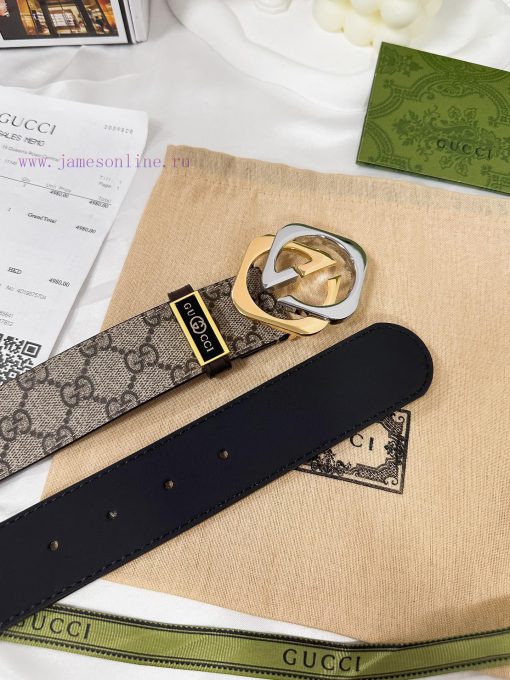 Belt Gucci Gucci️The waistband is made of 100% cowhide, ensuring genuine leather. The 24k du 45x5a3hv - Image 8