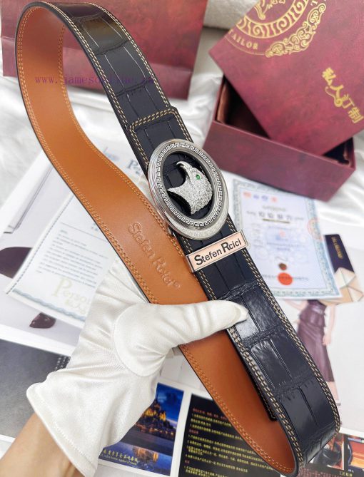 Belt Stefen Rcici Nitz ️Belt replica Private customized high-end supply versionImported orig o64j10vn - Image 8