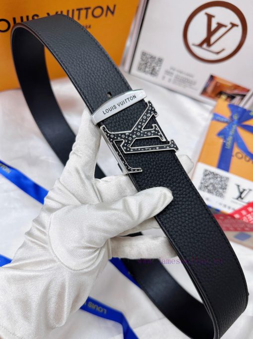 Belt LV Louis Vuitton's top tier replicaThe waistband is made of 100% cowhide, ensuring a ge wl6hpg8r - Image 8