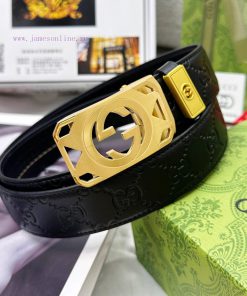 Belt Gucci Gucci automatic buckle-Belt replica Gucci The automatic belt series is made of 10 bdwtz9te