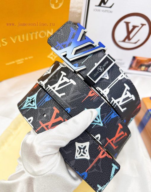 Belt LV Louis ReproductionThe waistband is made of 100% cowhide, ensuring a double-layer gra 6s0d3rpe - Image 3