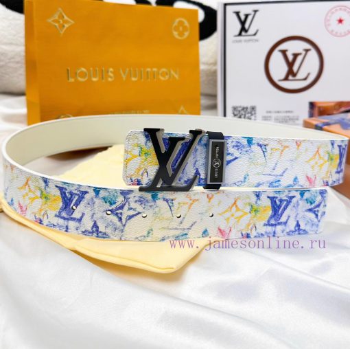 Belt LV Louis ReproductionThe waistband is made of 100% cowhide, ensuring a double-layer gra 6gc7vbw7 - Image 4