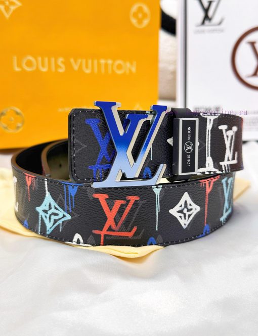 Belt LV Louis ReproductionThe waistband is made of 100% cowhide, ensuring a double-layer gra 6s0d3rpe - Image 7