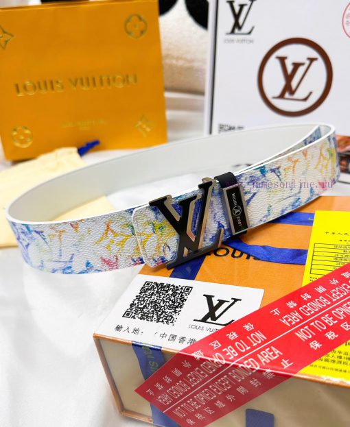 Belt LV Louis ReproductionThe waistband is made of 100% cowhide, ensuring a double-layer gra 6gc7vbw7 - Image 9