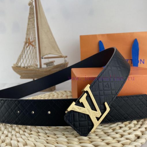 LV men's waist belt 38mm double-sided imported leather can be used on both sides with wiring qyacmuxh - Image 6