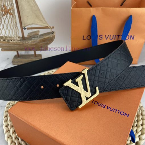 LV men's waist belt 38mm double-sided imported leather can be used on both sides with wiring qyacmuxh - Image 7