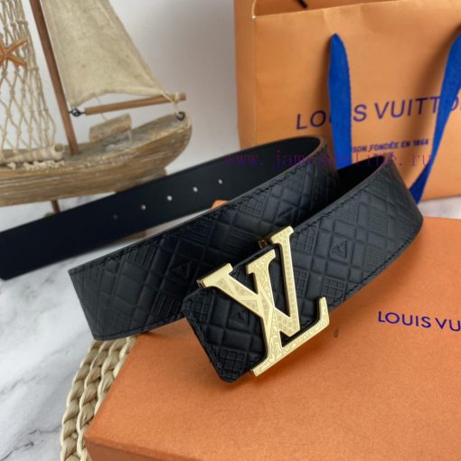 LV men's waist belt 38mm double-sided imported leather can be used on both sides with wiring qyacmuxh - Image 8