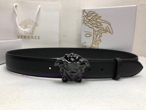 Comes with a full box Versace 3.8cm, VERSACE, Double sided imported cowhide with lychee patt 4gxo6ojm - Image 6
