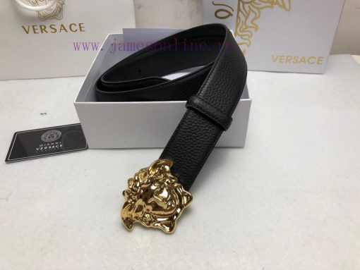 Comes with a full box Versace 3.8cm, VERSACE, Double sided imported cowhide with lychee patt 4oku5x37 - Image 2
