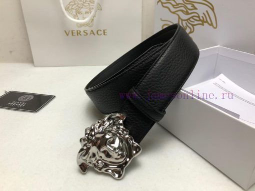 Versace 3.8cm, VERSACE, Double sided imported cowhide with lychee pattern, paired with pure 05q6os8t