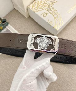 Versace seed coat belt series, original boutique stainless steel buckle, soft and comfortabl kje6jedi