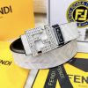 Belt FENDI Fendi ReproductionBelt made of 100% head layer cowhide with crocodile pattern, ev 0v6rfjf6