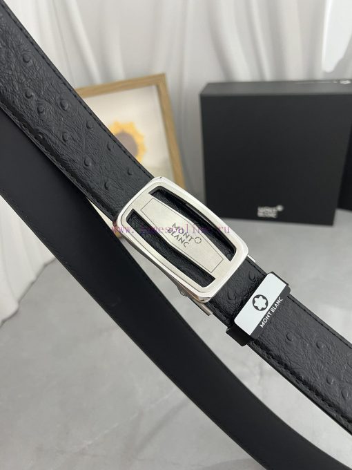 Montblanc Automatic BeltMaterial: Leather Belt with 100% Head Layer. The leather belt is gua a8x9wa7t - Image 5