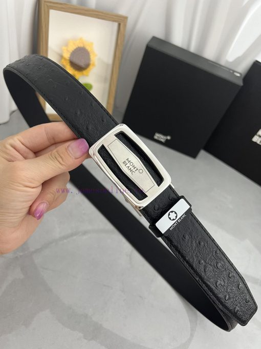 Montblanc Automatic BeltMaterial: Leather Belt with 100% Head Layer. The leather belt is gua vjdrwoqd - Image 8