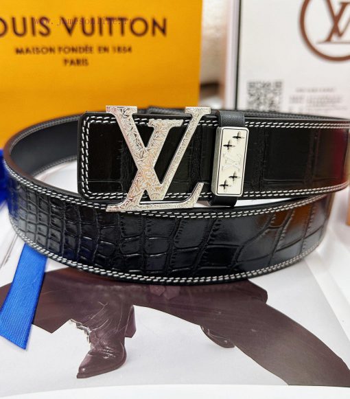 Belt LV Louis Vuitton's top tier replicaThe waistband is made of 100% cowhide, ensuring genu 0atu8gxk - Image 6