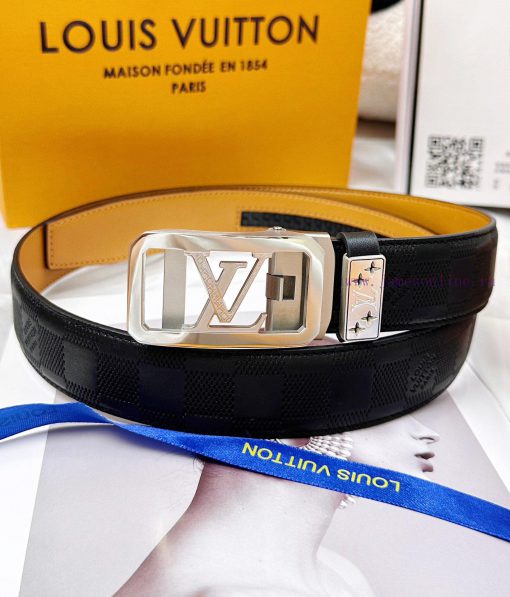 Belt LV Louis Vuitton automatic buckle-Belt replica The automatic belt series is made of 100 h0ckowkw - Image 6