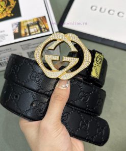Belt Gucci Gucci ️ Diamond studdedBelt made of 100% head layer cowhide, guaranteed genuine l 6jafpm4z