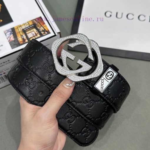 Belt Gucci Gucci ️ Diamond studdedBelt made of 100% head layer cowhide, guaranteed genuine l mv2kebt7