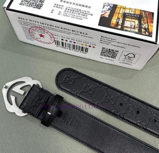 Belt Gucci Gucci ️ Diamond studdedBelt made of 100% head layer cowhide, guaranteed genuine l mv2kebt7 - Image 8