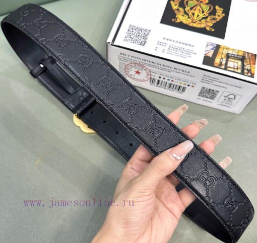 Belt Gucci Gucci ️ Diamond studdedBelt made of 100% head layer cowhide, guaranteed genuine l 6jafpm4z - Image 9