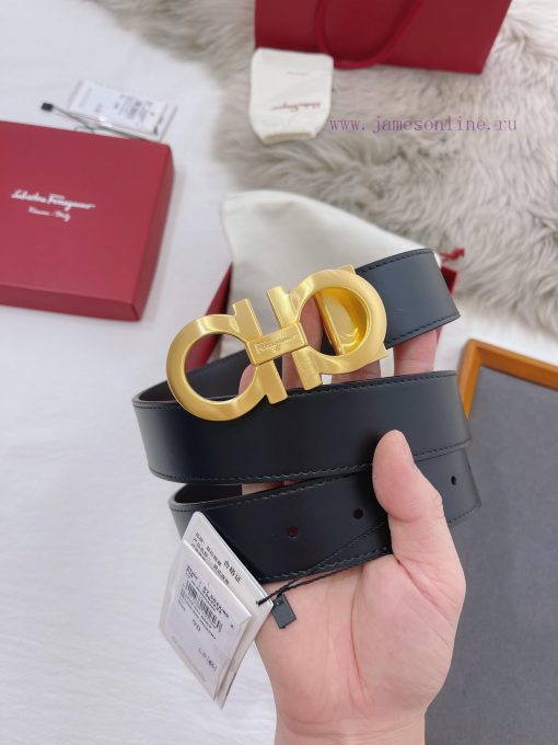Comes with a complete gift boxFerragamo 🤩 The material size of 3.5cm imported into the furna jvce3733
