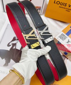 Belt LV Louis Vuitton's top tier replicaThe waistband is made of 100% cowhide, ensuring genu cxvtwdm4