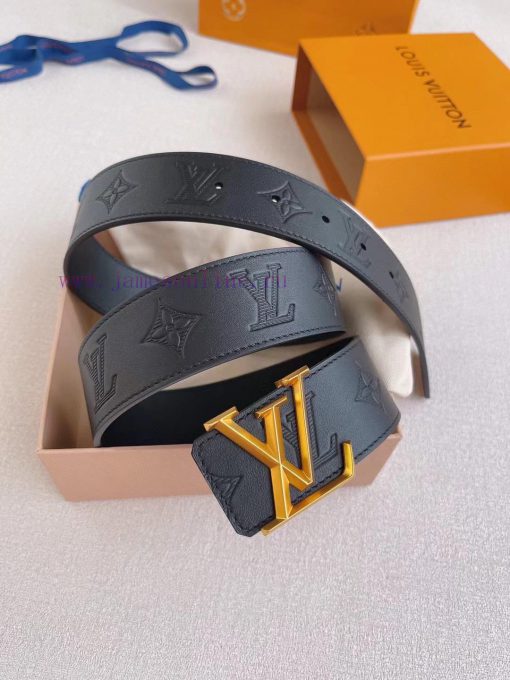 This LV Pyramide belt features natural calf leather paired with Louis Vuitton color design e jzpczlkp - Image 4