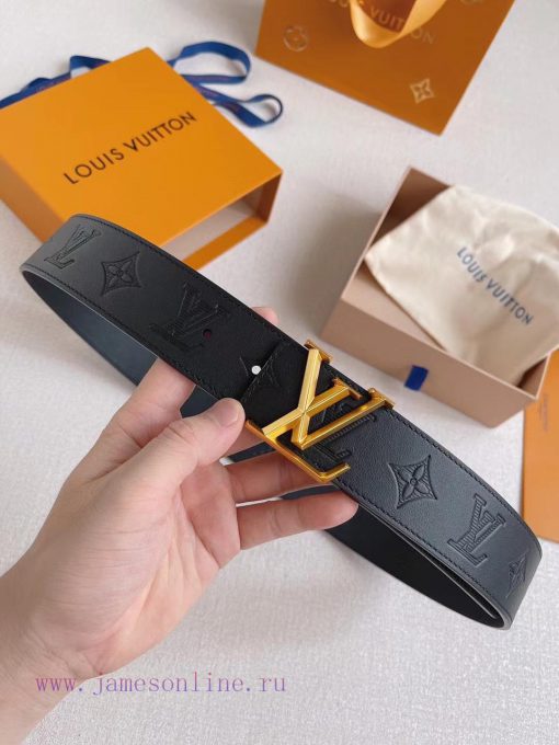 This LV Pyramide belt features natural calf leather paired with Louis Vuitton color design e jzpczlkp - Image 5