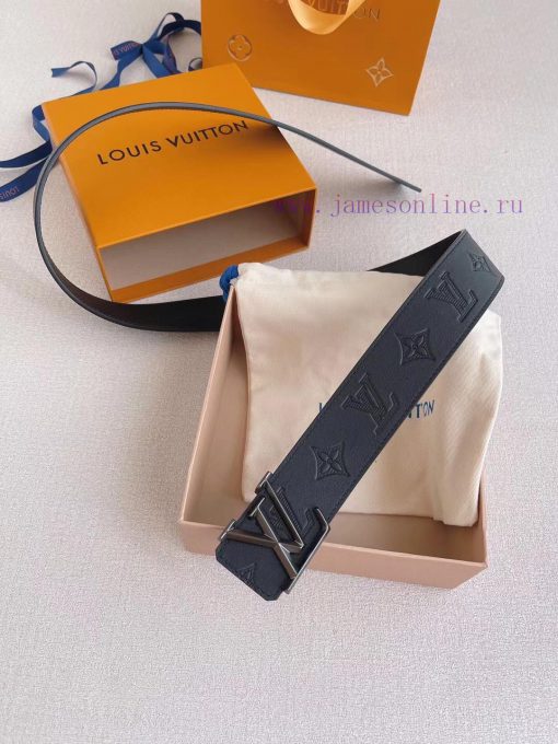 This LV Pyramide belt features natural calf leather paired with Louis Vuitton color design e 1070e8fw - Image 7