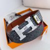 Hermes Hermes waist beltHanging buckle, classic pure steel material buckle head, double-side b9uilkwt