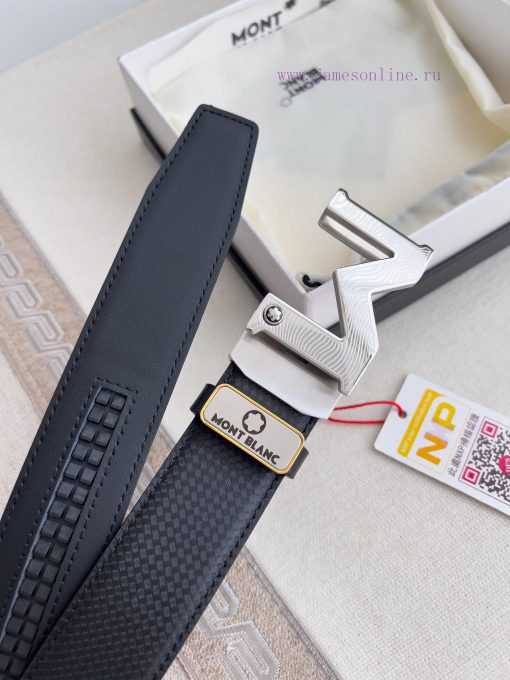 Montblanc Montblanc Belt Automatic BeltAutomatic belt, original new pure steel material auto i38psz2b - Image 7