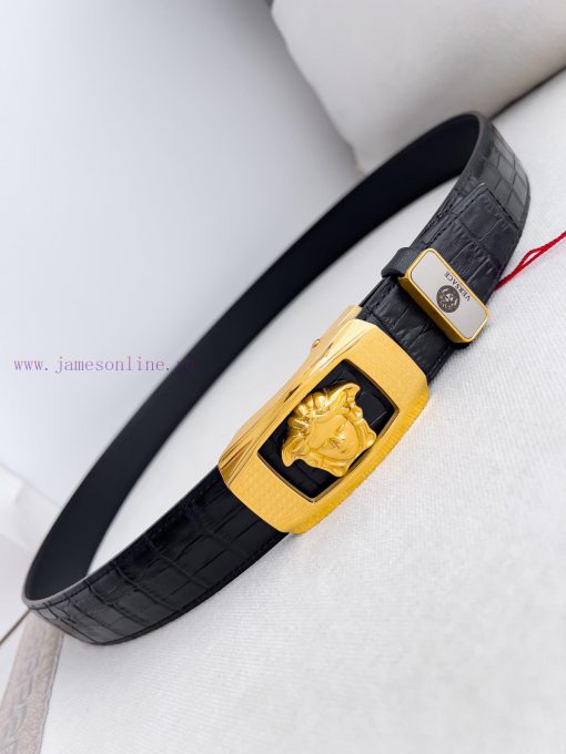 Versace Versace. ️ Belt and belt automatic beltAutomatic belt, classic head buckle made of p z3faxili - Image 6