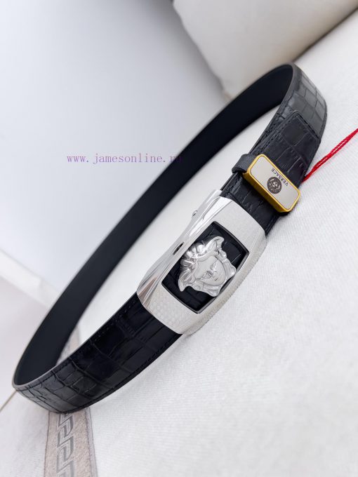 Versace Versace. ️ Belt and belt automatic beltAutomatic belt, classic head buckle made of p z3faxili - Image 7