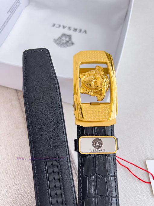 Versace Versace. ️ Belt and belt automatic beltAutomatic belt, classic head buckle made of p 77xtb0en - Image 7