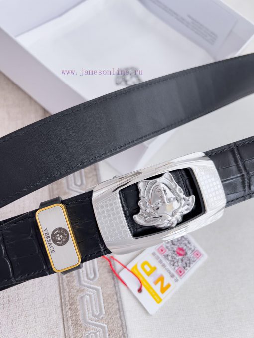 Versace Versace. ️ Belt and belt automatic beltAutomatic belt, classic head buckle made of p yk8xe5dc - Image 5