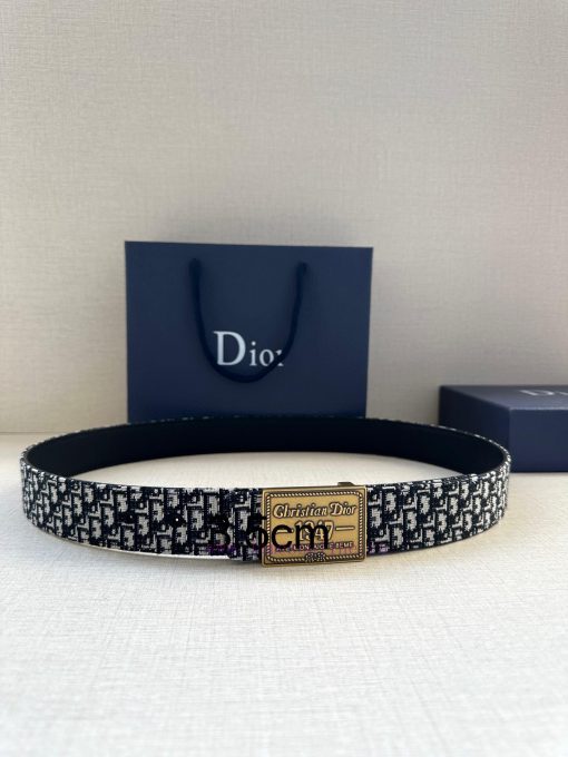 This 3.5cm wide waistband buckle is a new item from Dior, continuing the classic design and 1cxic47g