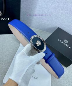 Width 3.8cm Versace This belt is crafted from high-quality leather and features a white/gold yy08hzgs