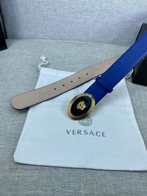 Width 3.8cm Versace This belt is crafted from high-quality leather and features a white/gold yy08hzgs - Image 10