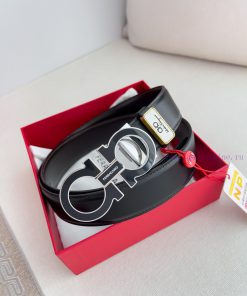 Ferragamo Ferrgamo ️ Belt and beltHanging buckle, classic hanging buckle made of pure copper tp97yyje