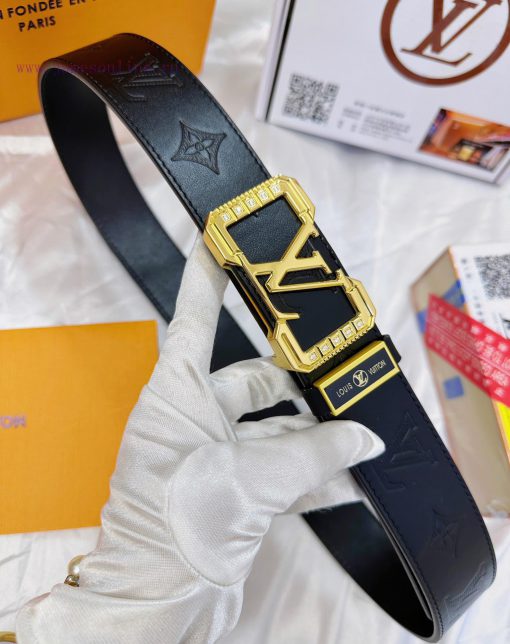 Belt LV Louis Vuitton's top tier replicaThe waistband is made of 100% head layer cowhide, en nq0a9hcv - Image 4