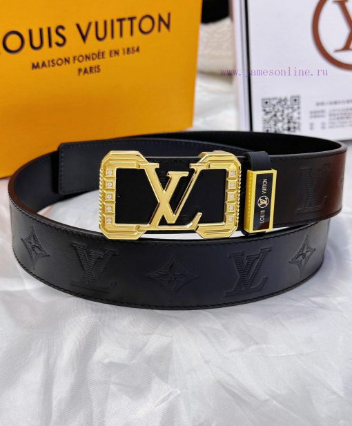 Belt LV Louis Vuitton's top tier replicaThe waistband is made of 100% head layer cowhide, en nq0a9hcv - Image 5