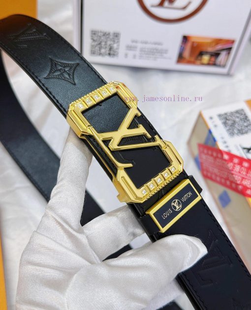 Belt LV Louis Vuitton's top tier replicaThe waistband is made of 100% head layer cowhide, en nq0a9hcv - Image 10