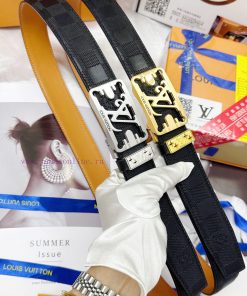 Belt LV Louis Vuitton automatic buckle-Belt replica The automatic belt series is made of 100 ztx65n3o