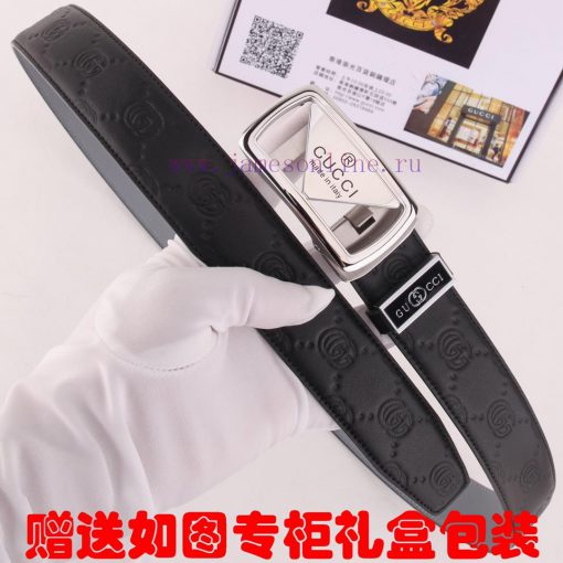 Belt Gucci Gucci automatic buckleThe waistband is made of 100% cowhide, ensuring the same qu 42rdvfi3 - Image 5