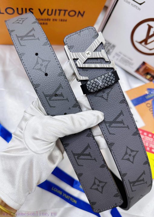 Belt LV Louis Vuitton's top tier replicaThe waistband is made of 100% cowhide, ensuring a ge k41kkjhf - Image 5