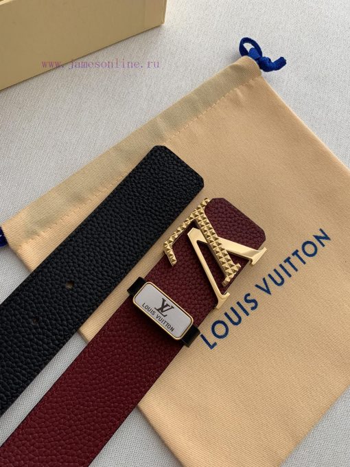 LV... Louis Vuitton ️Hanging buckle, can be used on both sides, classic steel buckle, photog plabxleu - Image 9